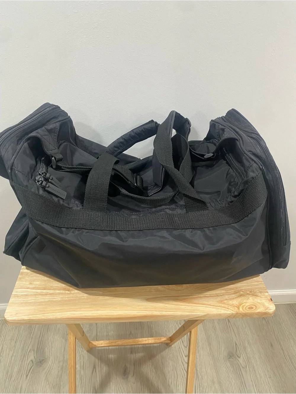 Vintage Polo Ralph Lauren Black Duffel Bag